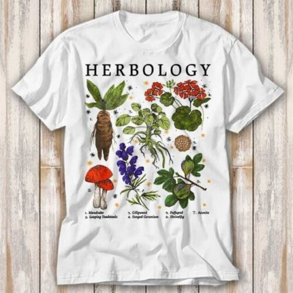 Herbology Plants Botanic Garden Magic Wizard T Shirt
